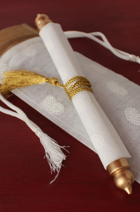 rouleau faire part luxe